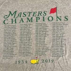 2019 Masters T shirt